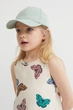 Платье бежевое Бабочки H&M 98-104см (40005881) - изображение 4