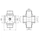 Хрестовина SD Forte 1/2" ВЗ (SF35515) - зображення 2
