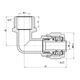 Уголок обжимной Thermo Alliance Forte 16х1/2" НР SF175W1615 - изображение 2
