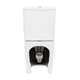 Унитаз-компакт Qtap Scorpio безободковый Ultra Quiet с сиденьем Soft-close QT14222125AUQW - изображение 7