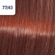 Краска для волос Wella Koleston 77/43 Блонд интенсивный красно-золотистый Красная энергия 60 мл - изображение 3