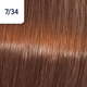 Краска для волос Wella Koleston Vibrant Reds 7/34 Блонд золотисто-красный Вишневый грог 60 мл - изображение 3