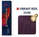 Краска для волос Wella Koleston Vibrant Reds 33/66 Темно-коричневый фиолетовый (Королева ночи) 60 мл - изображение 1