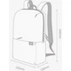 Рюкзак для ноутбука Xiaomi 13.3'' Mi Casual Daypack Yellow - зображення 4