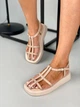 Босоножки женские ShoesBand Бежевые натуральные кожаные на широкую ногу 37 (23 см) (S85421) - изображение 1