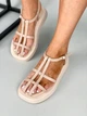 Босоножки женские ShoesBand Бежевые натуральные кожаные на широкую ногу 37 (23 см) (S85421) - изображение 2