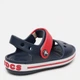 Детские сандалии для мальчика Crocs Crocband Sandal Kids 12856-485 22-23 (C6) Navy/Red (0883503809901) - изображение 4