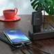 Зарядное устройство HOCO C82A Real power два USB порта Lightning со встроенным кабелем Чёрный - изображение 2