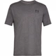 Футболка Under Armour Left Chest Logo Sleeve Charcoal Medium Heather, M (46) (10680645) - изображение 1