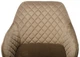 Стул для кухни и гостиной поворотный Vetro Mebel R-63 Капучино (R-63-cappuccino/ black) - изображение 6