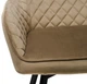 Стул для кухни и гостиной поворотный Vetro Mebel R-63 Капучино (R-63-cappuccino/ black) - изображение 8