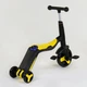 Самокат-велобег-велосипед 3в1 Best Scooter JT 10993 (Свет, 8 мелодий, Колёса PU,&nbsp;Переднее колесо d=20см, Задние d=11см) - изображение 7
