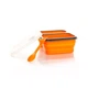 Контейнер двойной Tramp TRC-090-orange 900 мл - изображение 2