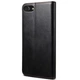 Чехол-книжка с кармашками UniCase Leather Wallet для iPhone SE 2 / 3 (2020 / 2022) / iPhone 8 / iPhone 7 - Black - изображение 3