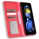 Чехол-книжка Deexe Retro Style для Xiaomi Poco X4 GT - Red - изображение 4