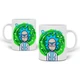 Кружка Рик и Морти Рик Санчез и Морти Смит (Rick and Morty Rick Sanchez and Morty Smith) (20259-2938) Керамика Белый - изображение 2
