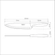 Нож Chef Tramontina Plenus light grey, 203 мм 23426/138 - изображение 3