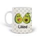 Кружка Лайк Авокадо (Likee Avocado) (20259-1031) Керамика Белый - изображение 1