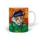 Кружка Вінсент Ван Гог Кіт (Vincent van Gogh Cat) (20259-2958) Кераміка Білий - зображення 3