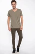 Мужская футболка Defacto с карманом на груди 3XL Хаки (DeF T-shirt -7101) - изображение 3