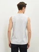 Мужская майка LC Waikiki с сине-голубыми полосками South Blue XXL Серая (LCW T-shirt -7144) - изображение 5