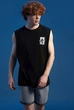Мужская майка Defacto с принтом Palm Jungle 3XL Черная (DeF T-shirt -7178) - изображение 5
