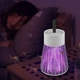 Электрическая лампа уничтожитель насекомых Electric Shok Mosquito Lamp от USB ночник Зеленый - изображение 5