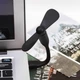 Портативный гибкий USB мини вентилятор NextFan для ноутбука, powerbank Black - изображение 2