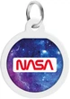 Адресник для собак и котов металлический WAUDOG Smart ID c QR паспортом "NASA21", круг, Д 25 мм (0625-0148Collar) - изображение 7