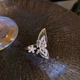 Кольцо бабочка и цветок "Unique Butterfly", золото - изображение 2