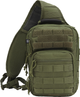 Тактическая сумка-рюкзак Brandit-Wea US Cooper Sling Medium (8036-1-OS) Olive (4051773082454) - изображение 1