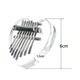 Музыкальный инструмент калимба Mini Kalimba Folem на 8 нот Прозрачная (820-2) - изображение 2