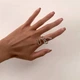 Кольцо змейка со стразами "Silver Snake", цвет серебро, 1 шт - изображение 4