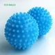 Мячики шарики для стирки пуховиков и другой одежды 2 шт ECO BALLS Синие - изображение 6