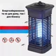 Уничтожитель насекомых Insect killer lamp, антимоскитная лампа, устойчива к погодным условиям, ультрафиолетовая, на 50㎡, 13 Вт, 240V, 50/60 Hz, черный, QH20-15W - изображение 7