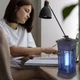 Уничтожитель насекомых Insect killer lamp, антимоскитная лампа, устойчива к погодным условиям, ультрафиолетовая, на 50㎡, 13 Вт, 240V, 50/60 Hz, черный, QH20-15W - изображение 8