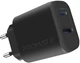 Мережевий зарядний пристрій Promate BiPlug-2 17 Вт USB-C+USB-A Black (biplug-2.black) - зображення 1