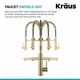Смеситель для кухни Kraus KPF-1603SFACBMB - изображение 5