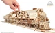 Механічний 3D Конструктор "Локомотив c тендером V-Експрес" від Ugears (538 деталей) - зображення 4