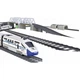Детская железная дорога со звуком и светом BSQ Power Train World 366 см 1 скоростных поезда и 1 вагона Разноцветный (N2184) - изображение 8