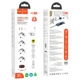 Удлинитель сетевой HOCO Aura 4-bit extension cable socket fast charge NS1 белый - изображение 5