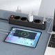 Удлинитель сетевой Hoco NS1 Aura 4-bit extension cable socket 4 розетки 3 юсб черный - изображение 5