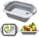 Багатофункціональна обробна дошка друшляк 3в1 Multifunctional Kitchen Gadget - зображення 1
