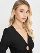 Платье короткое женское Trendyol TWOAW22EL0373 36 Black (8683044097674) - изображение 4