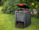 Компостер садовый Keter CURVER ECO COMPOSTER 320 Черный - изображение 6