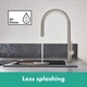 Cмеситель для кухни с выдвижной лейкой HANSGROHE Talis M54 сатин латунь 72802800 - изображение 3