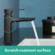 Змішувач для умивальника одноважільний HANSGROHE Metropol чорний латунь з донним клапаном 32500340 - зображення 3