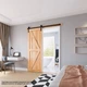 Раздвижная система в стиле LOFT для амбарных дверей BDHB01 с рельсой 2м - изображение 5