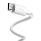 Кабель Baseus Simple Wisdom Data Cable Kit USB to Micro 2.1A (2шт.) 1.5m TZCAMZJ-02 White - зображення 2