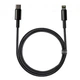 Кабель Baseus Tungsten Gold Fast Charging Data Cable Type-C to iP PD 20W 1m CATLWJ-01 Black - зображення 1
